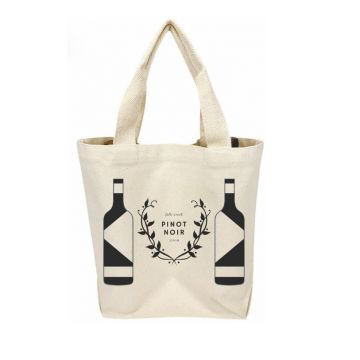 Double Canvas Wine Tote